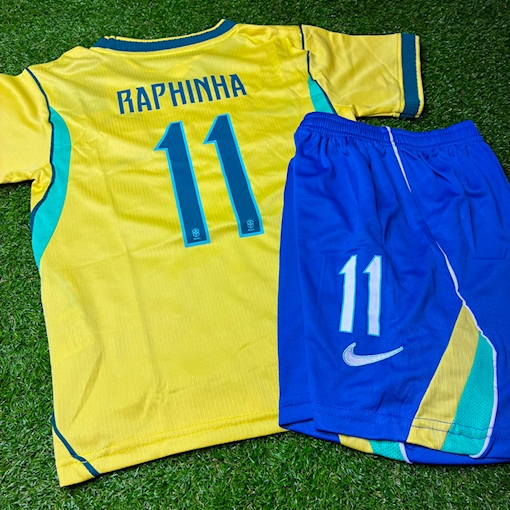 Picture of Brazil 2026 Home Raphinha Kids   