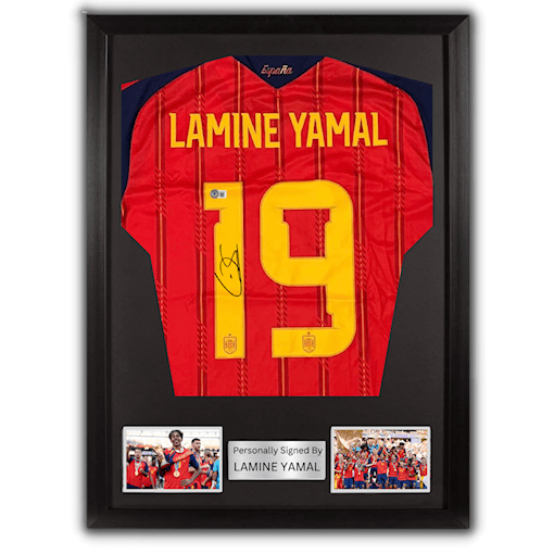 Picture of Lamine Yamal signed & framed